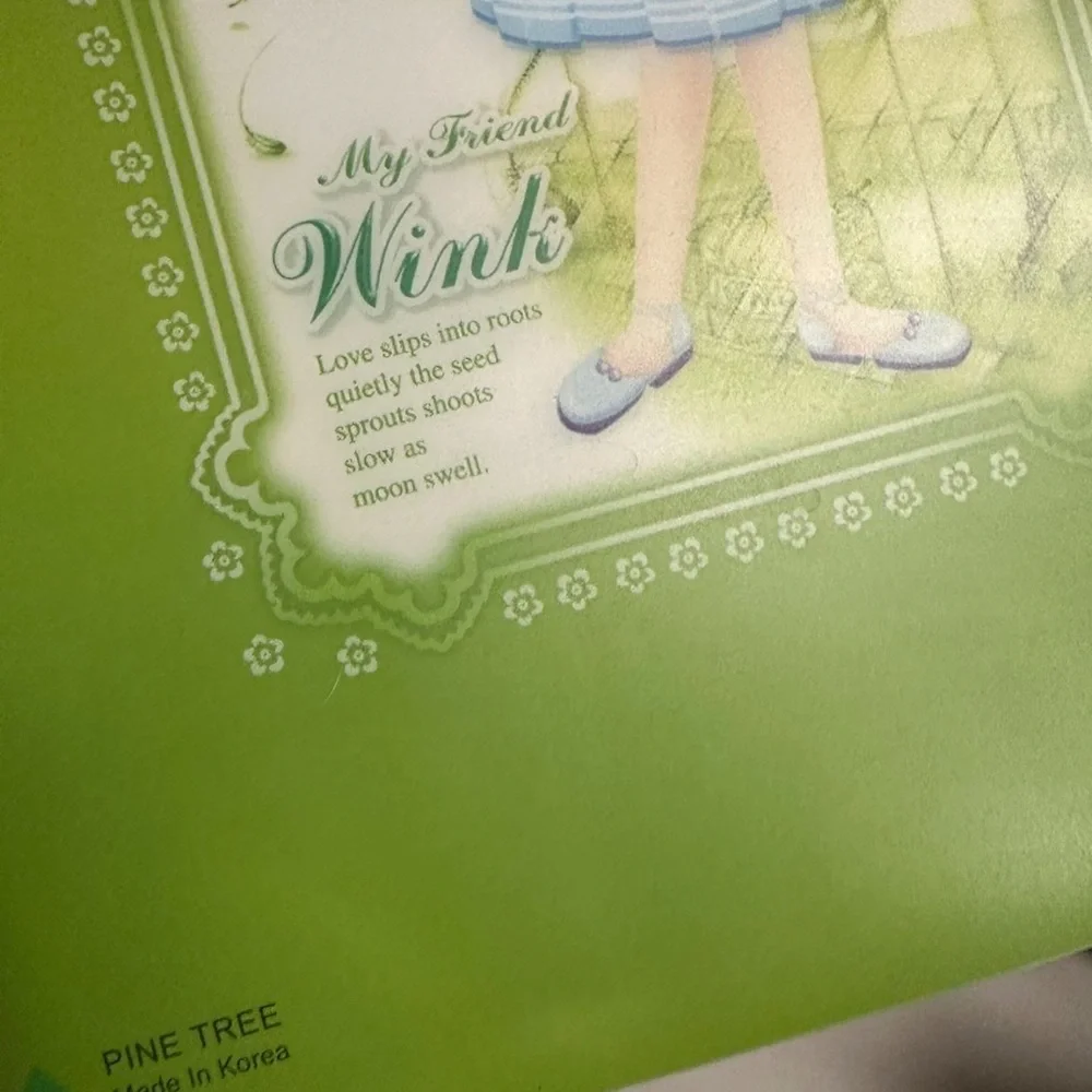 Green Anime Character Binder
